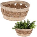 Osłona na doniczkę doniczki osłonka trawa morska 26x13cm HOME STYLING COLLECTION 339241-S