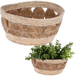 Osłona na doniczkę doniczki osłonka trawa morska 28x15cm HOME STYLING COLLECTION 339241-D