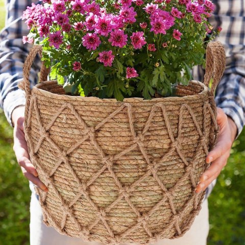 Osłona na doniczkę doniczki osłonka trawa morska 34x26cm HOME STYLING COLLECTION 339223-D