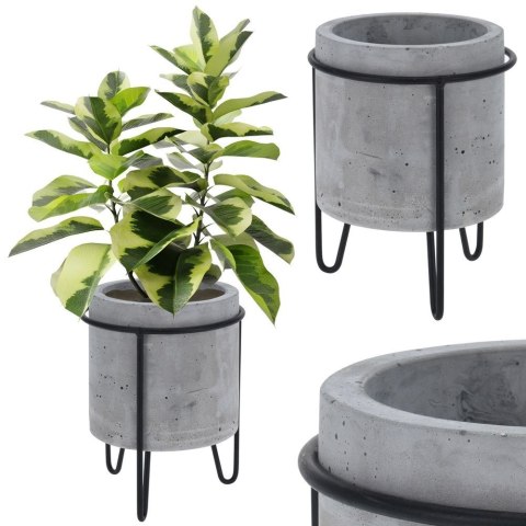 Osłona na doniczkę osłonka betonowa doniczka 13.5x18cm VILDE 330232