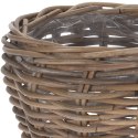 Osłona na doniczkę osłonka rattanowa doniczka 28x23cm KUBU 339239