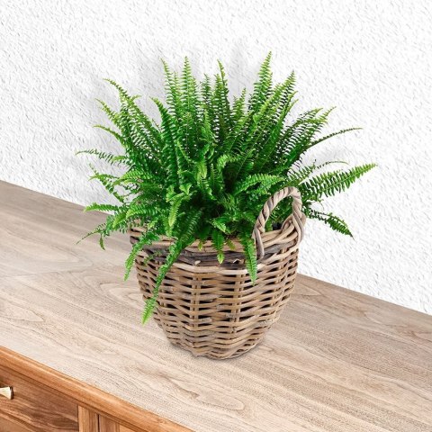 Osłona na doniczkę osłonka rattanowa doniczka 33x30cm KUBU 569554