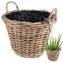 Osłona na doniczkę osłonka rattanowa doniczka 37.5x32cm KUBU 569555