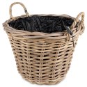 Osłona na doniczkę osłonka rattanowa doniczka 37.5x32cm KUBU 569555