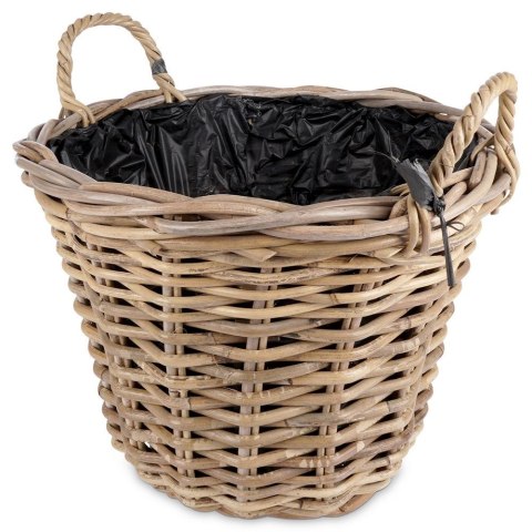 Osłona na doniczkę osłonka rattanowa doniczka 37.5x32cm KUBU 569555