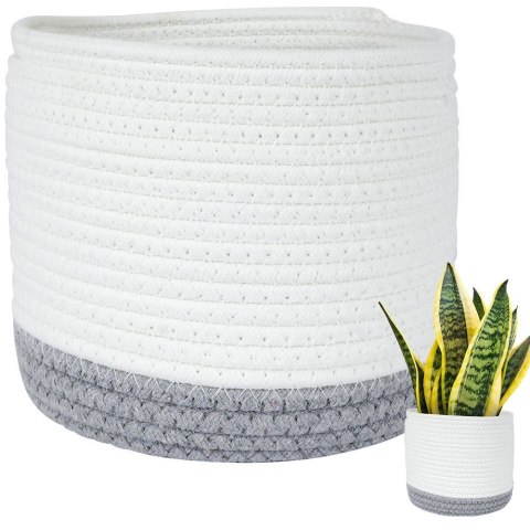 Osłona na doniczki osłonka bawełniana osłonki 21x18cm VILDE 339355-M