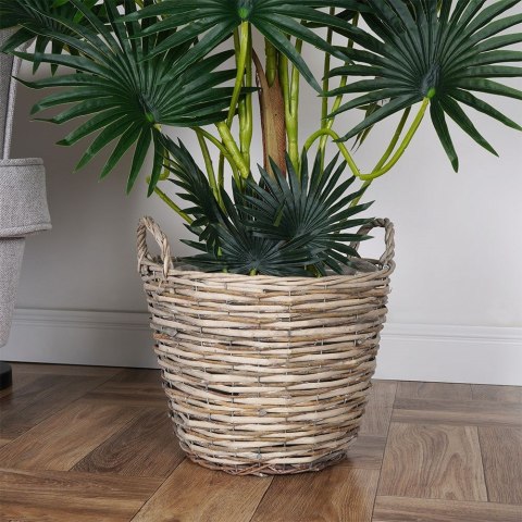 Osłona na doniczki osłonka wiklinowa doniczka 33x31cm VILDE 339168-D