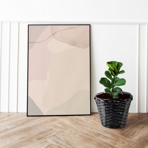 Osłona na doniczki osłonka wiklinowa doniczka czarna 25x20cm VILDE 339278