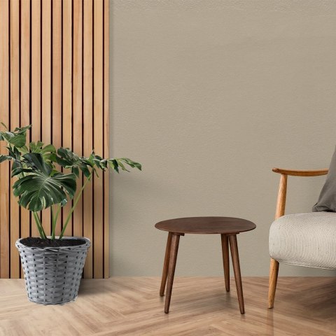 Osłona na doniczki osłonka wiklinowa doniczka szara 30x25cm VILDE 339281