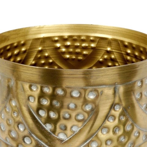 Osłonka na doniczkę metalowa złota doniczka osłona 14x14.5cm VILDE 569415