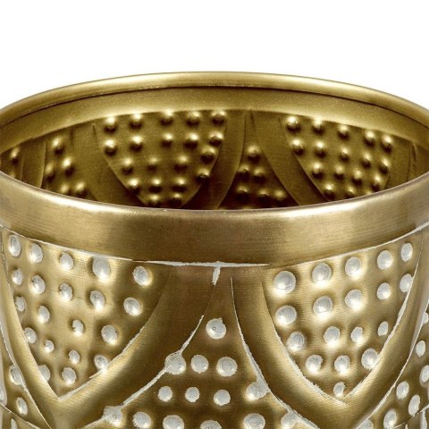 Osłonka na doniczkę metalowa złota doniczka osłona 18x30cm VILDE 569417