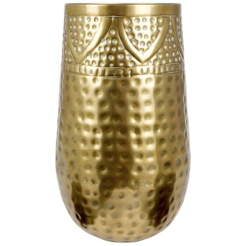 Osłonka na doniczkę metalowa złota doniczka osłona 18x30cm VILDE 569417