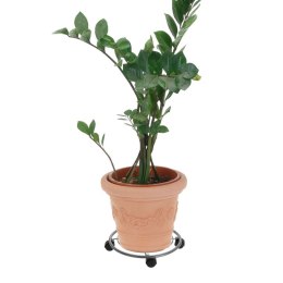 Podstawka pod doniczkę donicę na kółkach metalowa stojak 35 cm PROGARDEN 330216