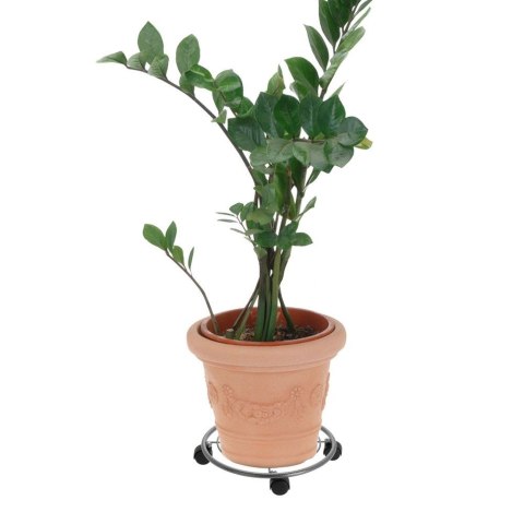 Podstawka pod doniczkę donicę na kółkach metalowa stojak 35 cm PROGARDEN 330216