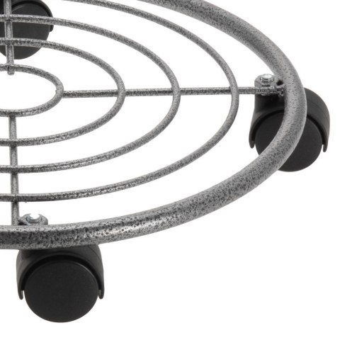 Podstawka pod doniczkę donicę na kółkach metalowa stojak 35 cm PROGARDEN 330216