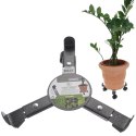 Podstawka stojak pod doniczkę donicę na kółkach metalowa regulowana 23-30cm PROGARDEN 330213