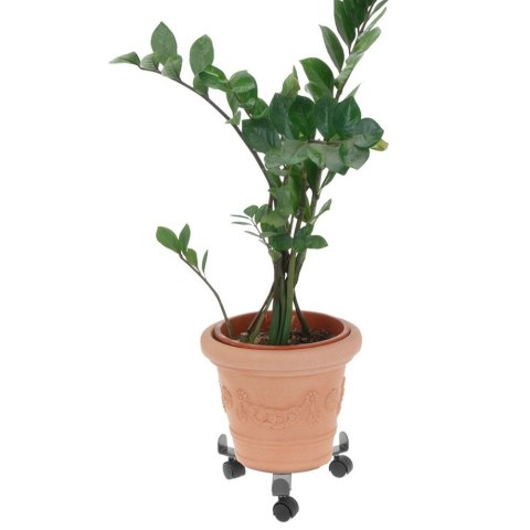 Podstawka stojak pod doniczkę donicę na kółkach metalowa regulowana 23-30cm PROGARDEN 330213