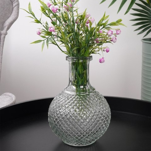 Wazon na kwiaty szklany ozdobny 15cm VILDE 569769