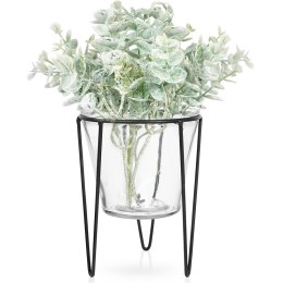 Wazon na kwiaty szklany ozdobny 16cm VILDE 569436