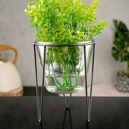 Wazon na kwiaty szklany ozdobny 16cm VILDE 569436