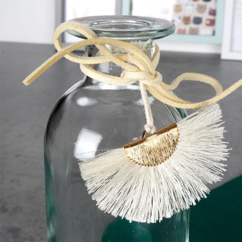 Wazon na kwiaty szklany ozdobny 16cm VILDE 569642