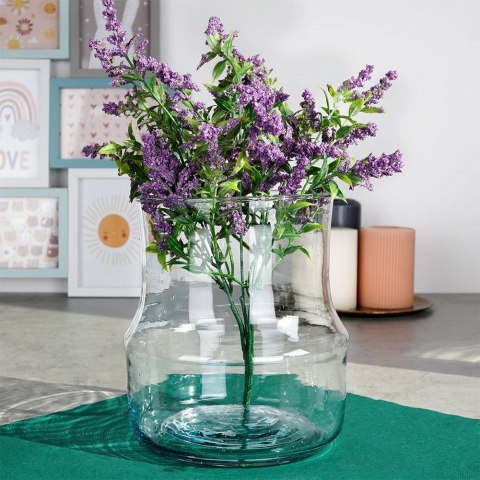 Wazon na kwiaty szklany ozdobny 17cm VILDE 569649