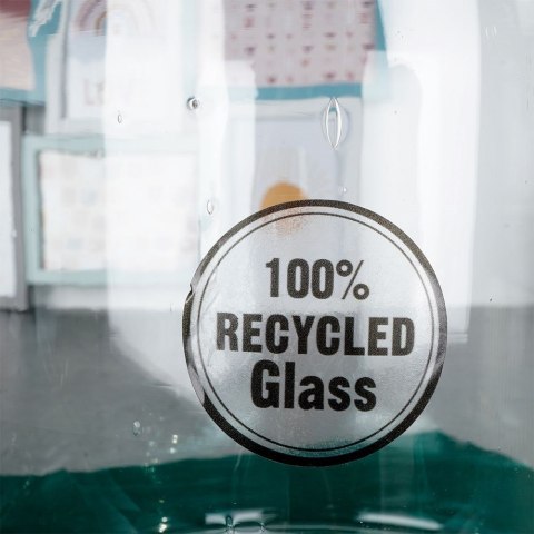 Wazon na kwiaty szklany ozdobny 17cm VILDE 569649