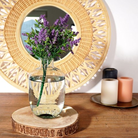 Wazon na kwiaty szklany ozdobny 19cm VILDE 569650