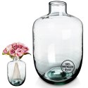 Wazon na kwiaty szklany ozdobny 19cm VILDE 569650
