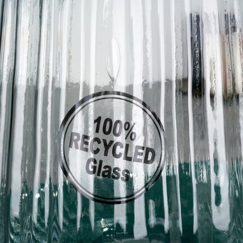 Wazon na kwiaty szklany ozdobny 19cm VILDE 569654