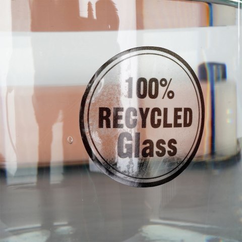 Wazon na kwiaty szklany ozdobny 20cm VILDE 569639