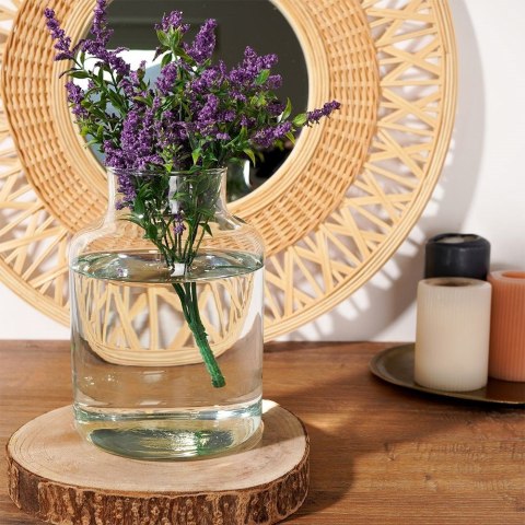 Wazon na kwiaty szklany ozdobny 20cm VILDE 569639