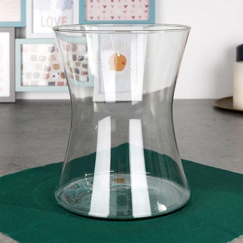 Wazon na kwiaty szklany ozdobny 20cm VILDE 569640