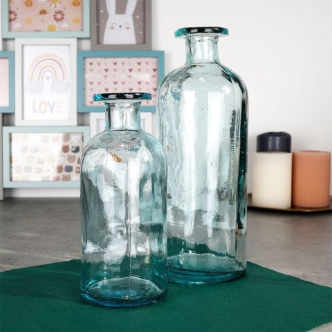 Wazon na kwiaty szklany ozdobny 20cm VILDE 569645