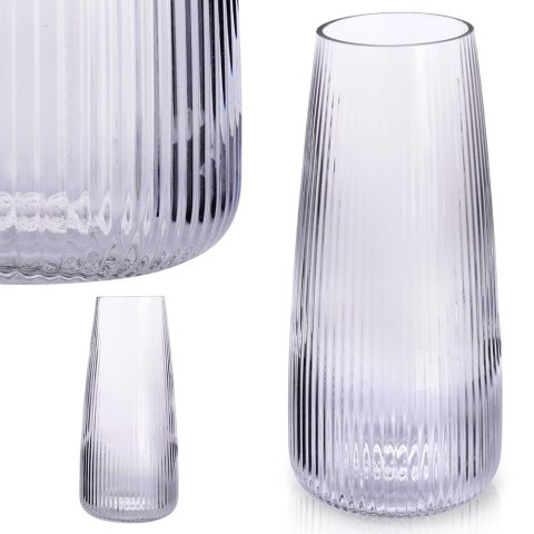 Wazon na kwiaty szklany ozdobny 21.5cm VILDE 569770