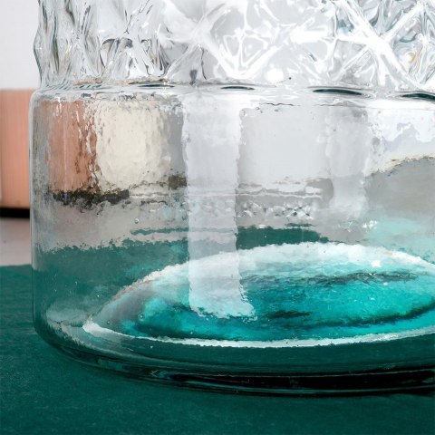 Wazon na kwiaty szklany ozdobny 23cm VILDE 569653