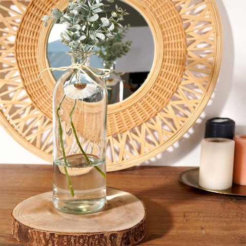 Wazon na kwiaty szklany ozdobny 26cm VILDE 569644