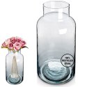 Wazon na kwiaty szklany ozdobny 28.5cm VILDE 569648