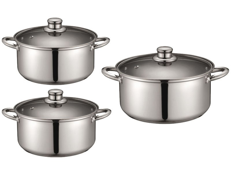 GARNKI STOCK POT PETERHOF 6 ELE. 10L / 8L / 6L PH-15136 GARNKI STOCK POT PETERHOF 6 ELE. 10L / 8L / 6L PH-15136