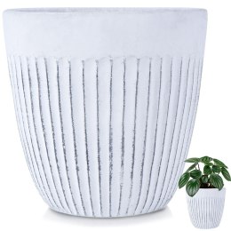 Doniczka ceramiczna donica biała 14cm VILDE 569912