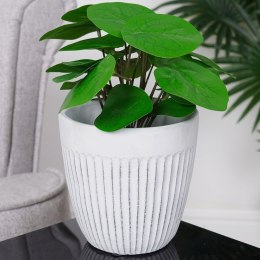 Doniczka ceramiczna donica biała 14cm VILDE 569912