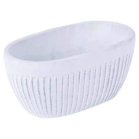 Doniczka ceramiczna donica biała 20x11cm VILDE 569914