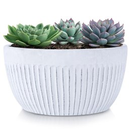 Doniczka ceramiczna donica biała 20cm VILDE 569913