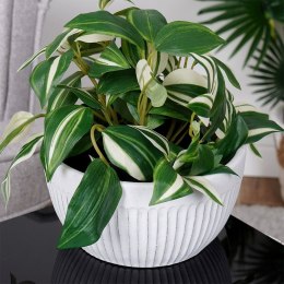 Doniczka ceramiczna donica biała 20cm VILDE 569913