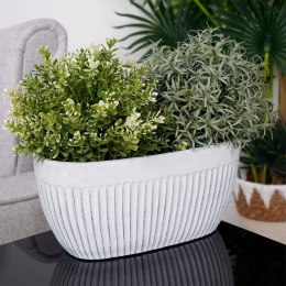 Doniczka ceramiczna donica biała 26x13cm VILDE 569915