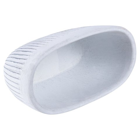 Doniczka ceramiczna donica biała 26x13cm VILDE 569915