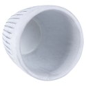 Doniczka ceramiczna donica mała biała z efektem przetarć 11.5cm VILDE 569911