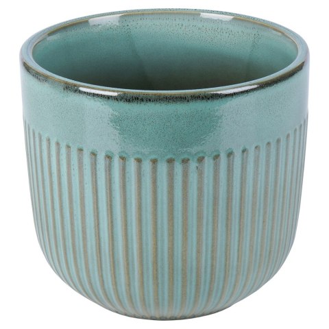Doniczka porcelanowa donica duża zielona 17cm VILDE 569918
