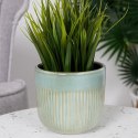 Doniczka porcelanowa donica zielona 11cm VILDE 569916