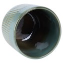 Doniczka porcelanowa donica zielona 11cm VILDE 569916